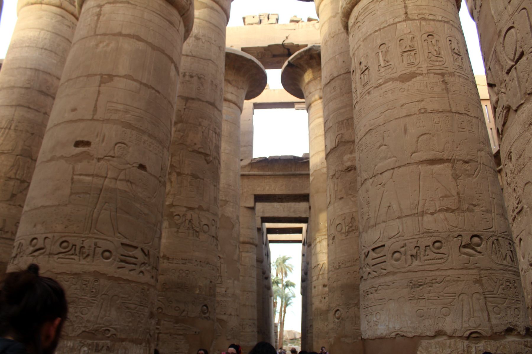 Sala hipostila do Templo de Karnak